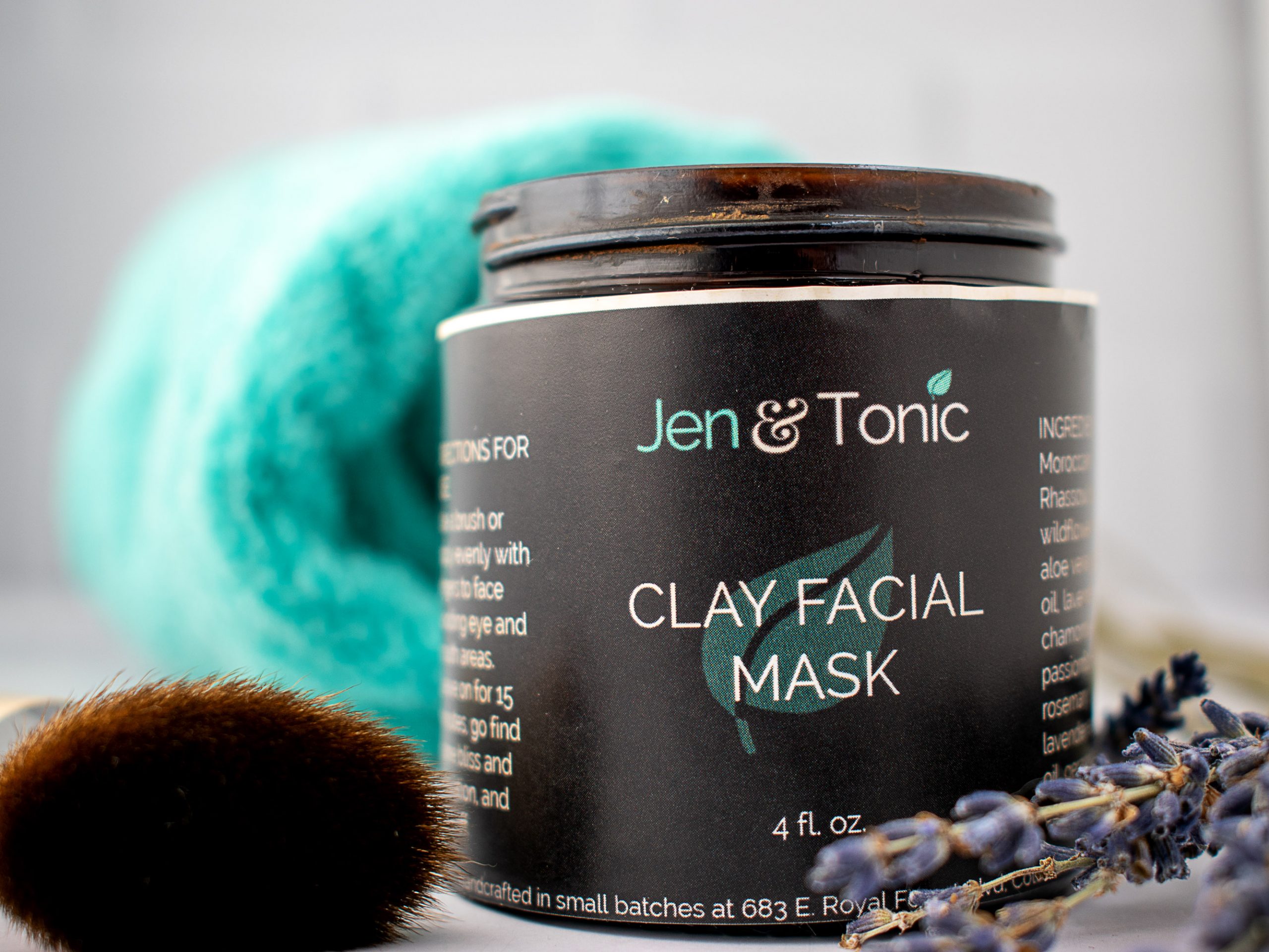 Luxurious Relaxation Clay Facial Mask Jen & Tonic
