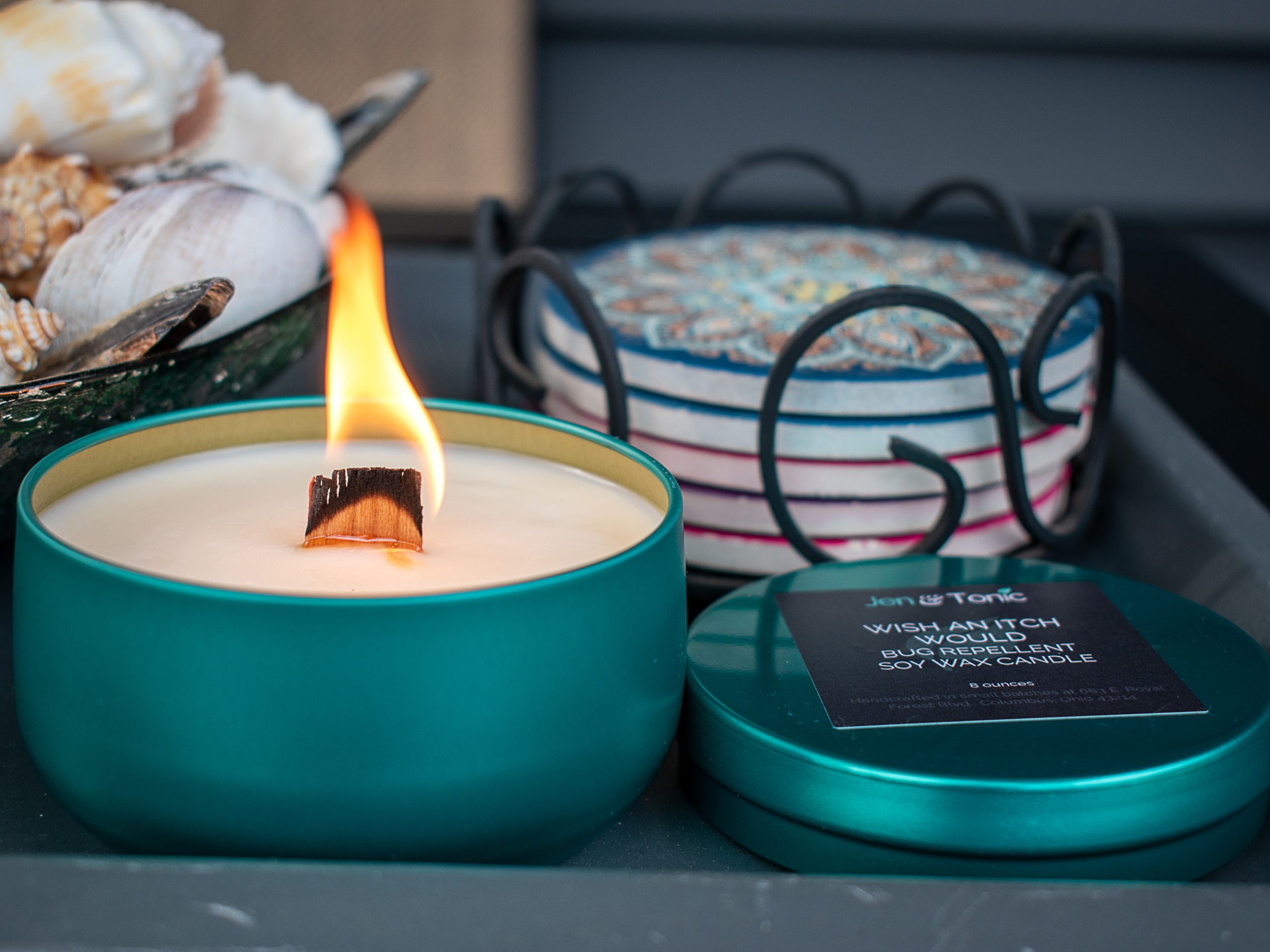 Wish An Itch Would Natural Mosquito Repellent Candles - Jen & Tonic